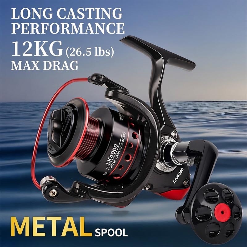 Developing Tank Reel - بكرة صيد دوارة معدنية بالكامل، بكرة
