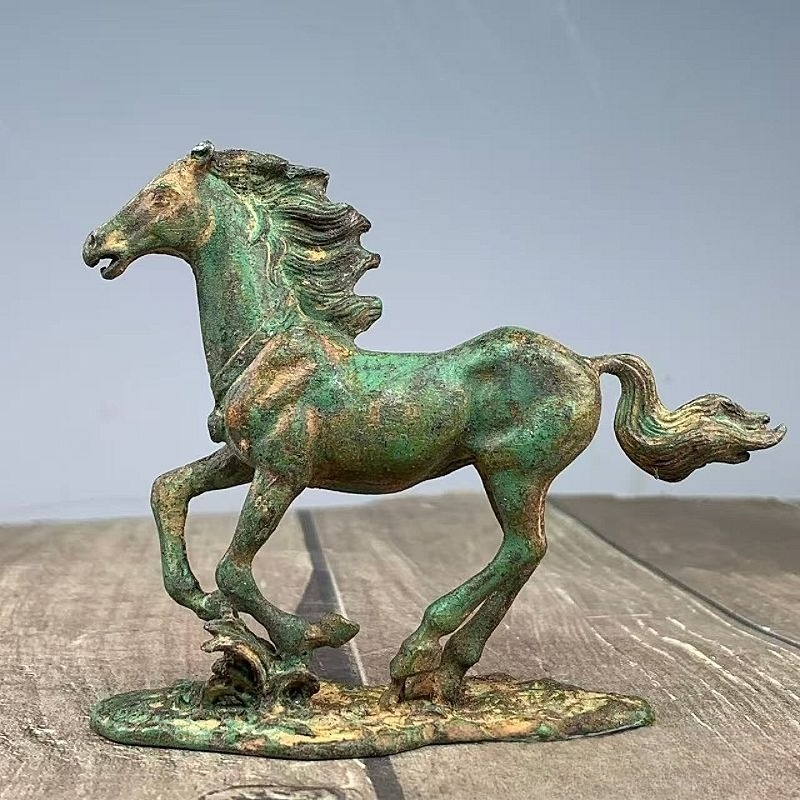 Vintage Collectible Ornaments - تمثال حصان الأبراج العتيق، تمثال حصان