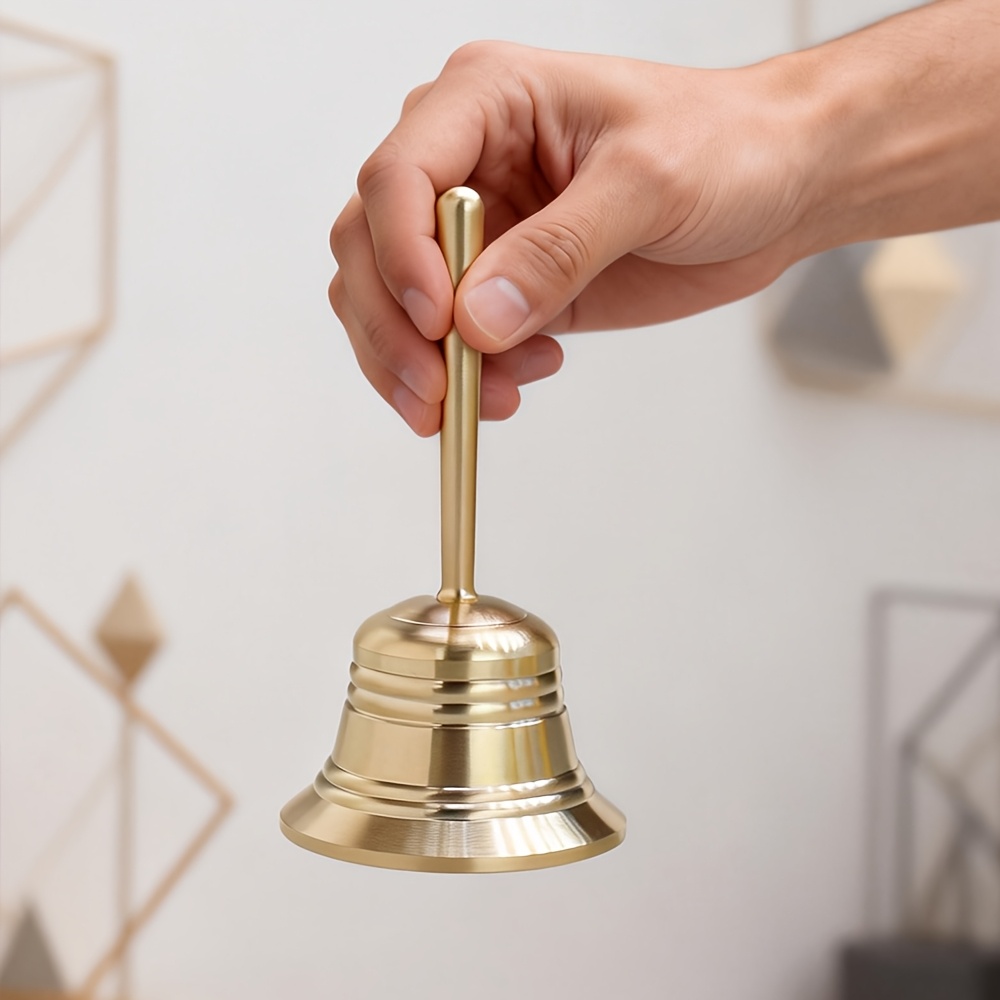 Vintage Collectible Bells - جرس يدوي نحاسي بتصميم عتيق للزينة،