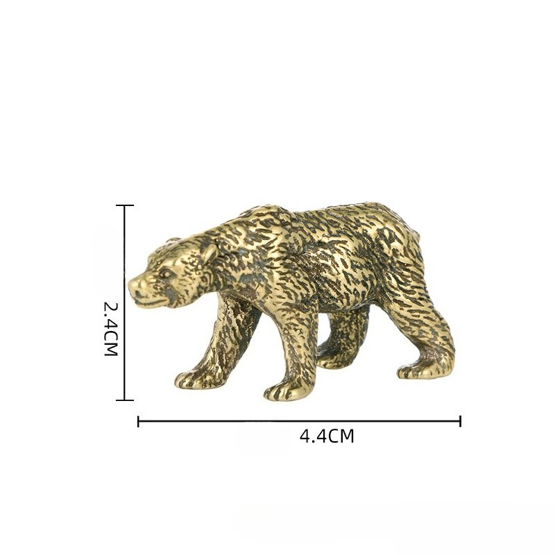 قطعة واحدة: تمثال دب نحاسي عتي - مراجعة Vintage Collectible Bears وسعره