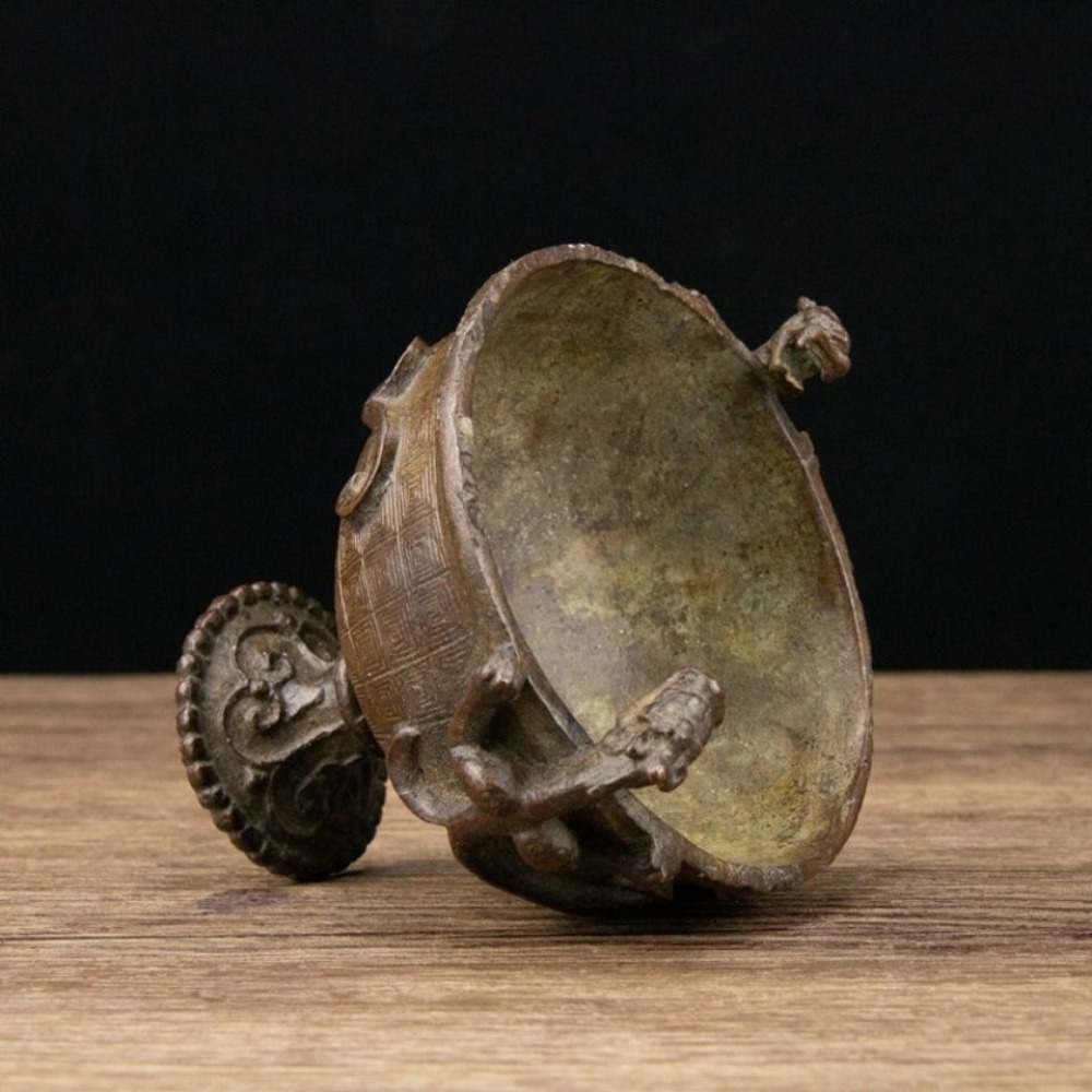 زخرفة كوب بتصميم التنين المزدو - مراجعة Vintage Collectible Ornaments وسعره
