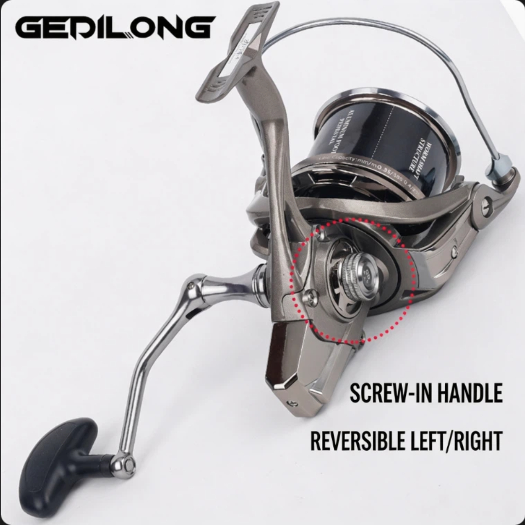 بكرة صيد GEDILONG معدنية بالكا - مراجعة Developing Tank Reel وسعره