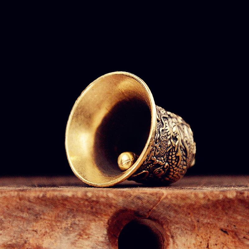 خمر النحاس جرس منحوتة التنين ا - مراجعة Vintage Collectible Bells وسعره