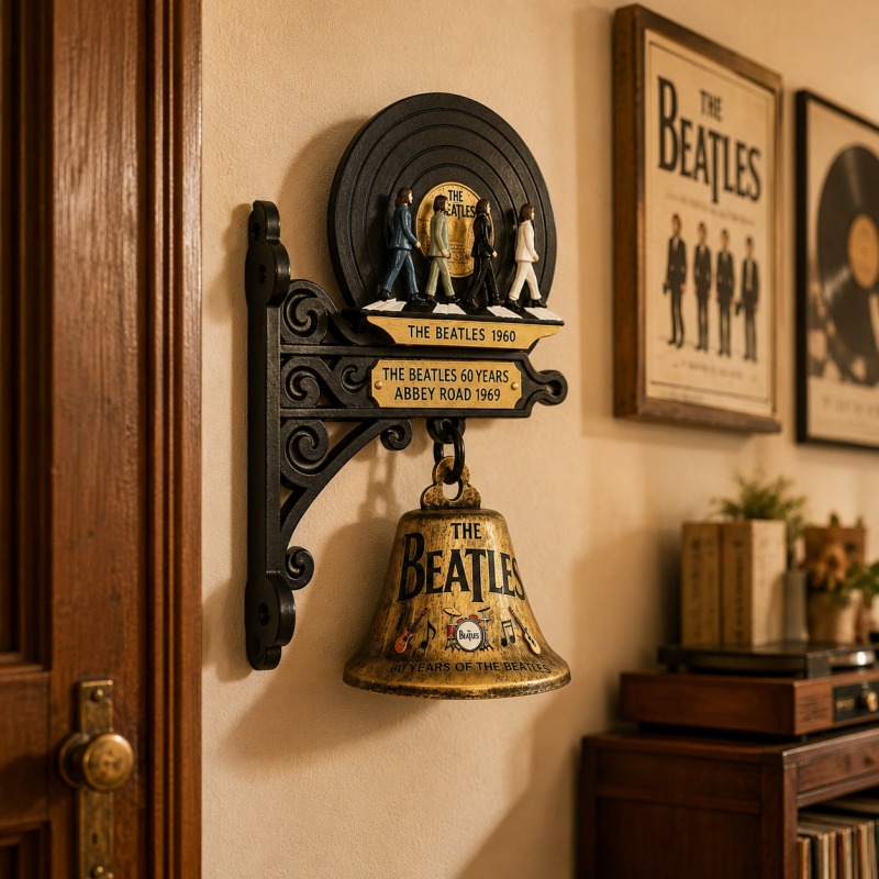 جرس حائط بتصميم ألبوم فينيل ري - مراجعة Vintage Collectible Bells وسعره