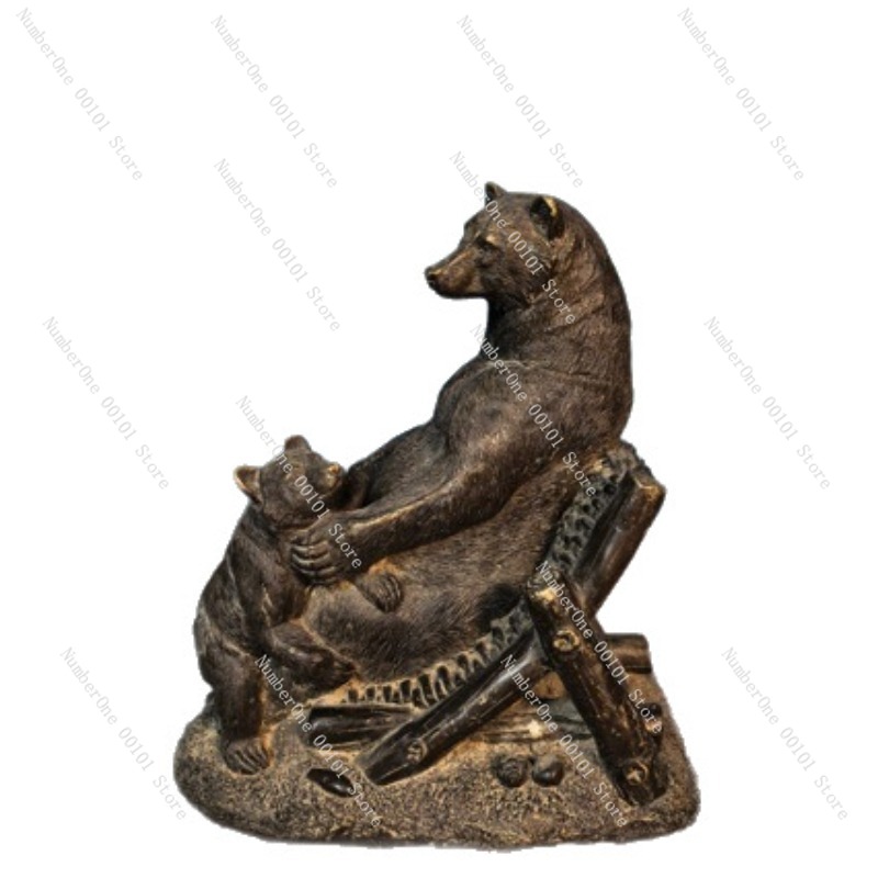 تمثال دب برونزي عتيق، زخرفة حر - مراجعة Vintage Collectible Bears وسعره