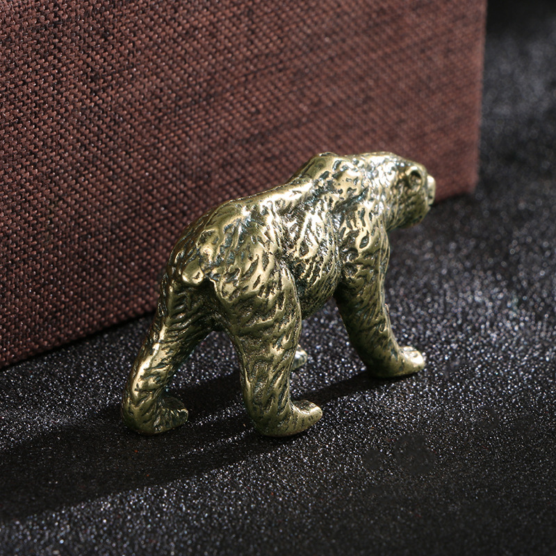 تمثال دب صيني عتيق من النحاس ا - مراجعة Vintage Collectible Bears وسعره
