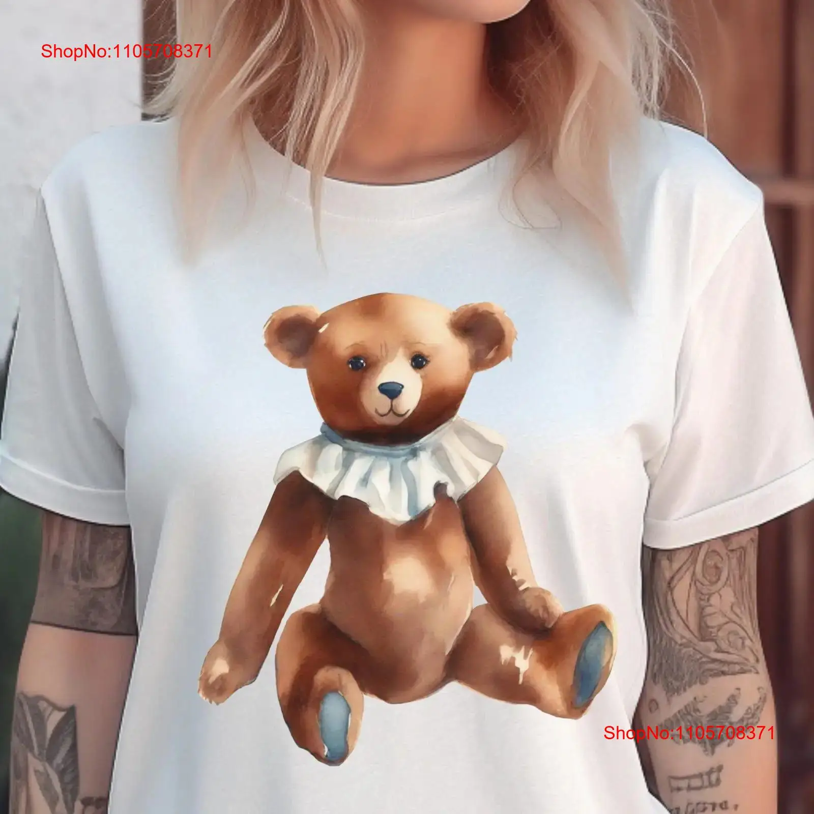 تي شيرت بتصميم دب تيدي عتيق، ق - مراجعة Vintage Collectible Bears وسعره